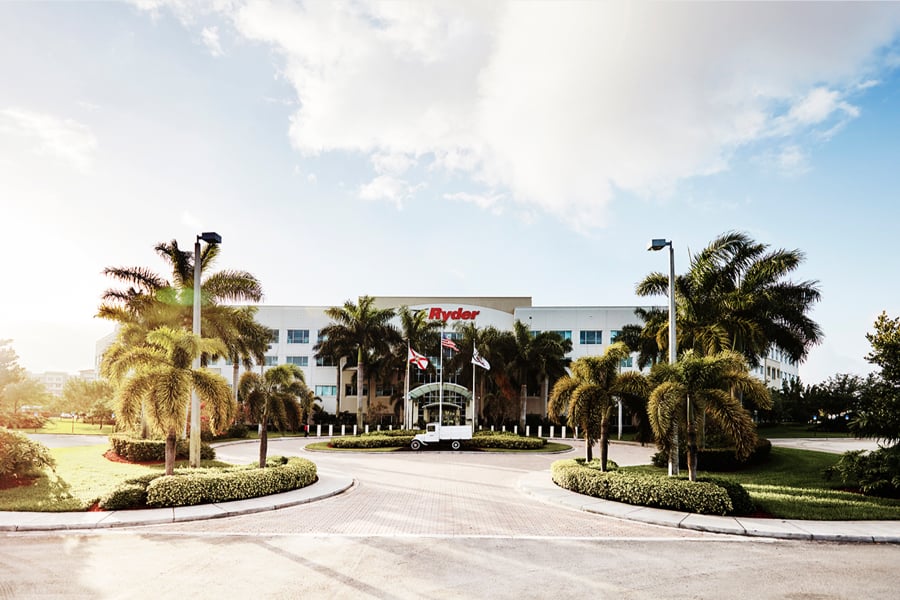 Ryder headquarters in Florida