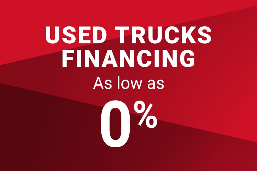 used truck financing promotion